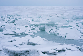Winter, Nature, Ice, Snow, Lake, Frost, Pieces, ze HD wallpaper