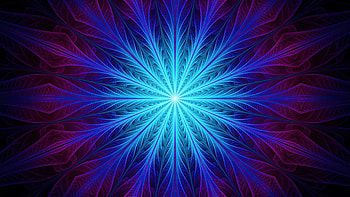 Feather circle, Fractals HD wallpaper