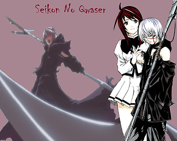 Seikon no qwaser, mafuyu, silver, sasha, red HD wallpaper
