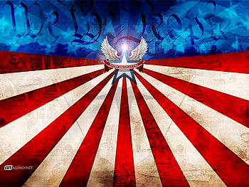 Usa, blue, white, red HD wallpaper