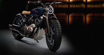 Royal Enfield KX concept, bike, 2018 HD wallpaper