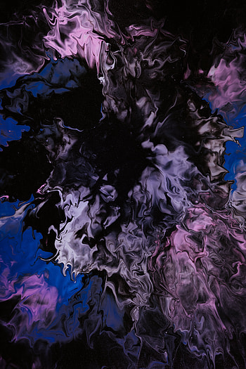 Abstract, Dark, Divorces, Paint, Liquid, Mixing HD phone wallpaper