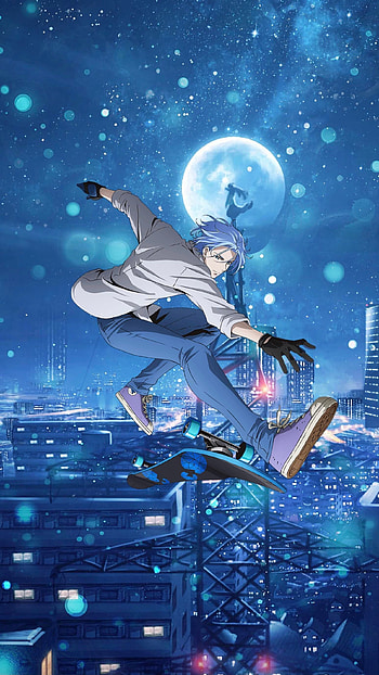 Sk8 the infinity, sky, moon HD phone wallpaper