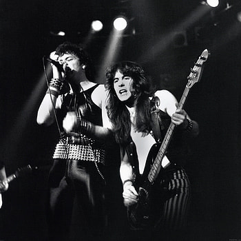 Paul Di'Anno and Steve Harris, Iron Maiden (Band) HD phone wallpaper