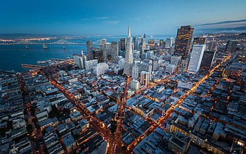 San Francisco Skyline, , collection, Stunning city views HD wallpaper