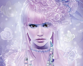 Stunning portrait, cg, art, portrait, bright, eyes, woman HD wallpaper