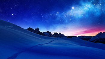 Blue Cool Sunset, sunset, nature, graphy, deviantart HD wallpaper