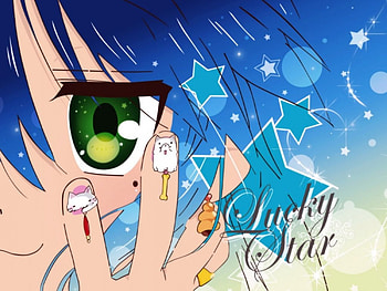 Lucky Star Konata, blue, lucky star, anime, konata izumi, konata HD wallpaper