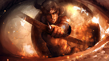 tomb raider, tom raider, action, girl, arrow, fire HD wallpaper