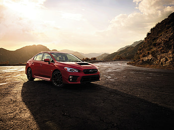 2018, Subaru WRX, Sports Sedan, red car HD wallpaper