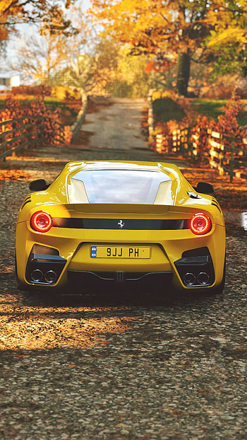 Sports, Ferrari, Cars, Sports Car, Back View, Rear View HD phone wallpaper