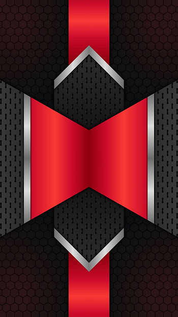 amoled neon gamer 3d, red, tech, material, shapes, cool, design, black, geometric, pattern, mesh HD phone wallpaper