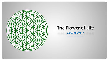 How to draw the Flower of Life - Sacred Geometry - step by step tutorial (english) - YouTube HD wallpaper