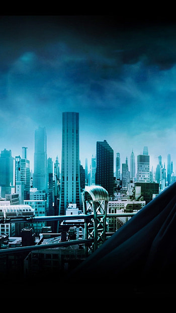 Gotham skyline HD phone wallpaper
