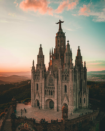 Church of the Sacred Heart of Jesus, Spain HD phone wallpaper