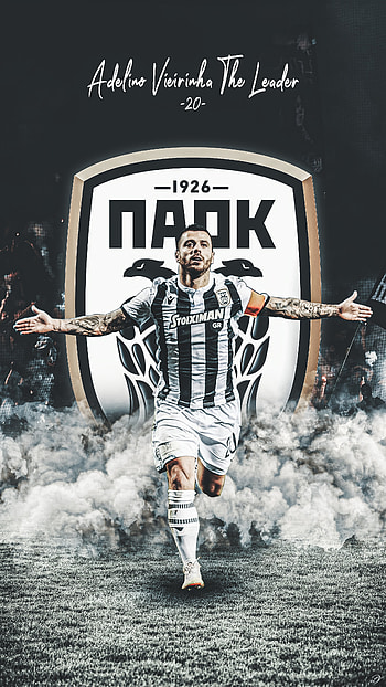 Adelino Vieirinha PAOK, aesthetic, thessaloniki, paokfc, blackandwhite, greece, adelinovieirinha, eagle, football HD phone wallpaper