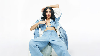 Girl Wearing Denim, girls, model HD wallpaper