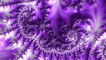 Trippy Psychedelic Fractal, purple, white, Abstract, fractal, abstract purple HD wallpaper