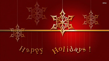 Happy Holidays, Flake, Holidays, Snow, Happy HD wallpaper