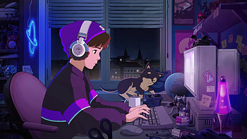 Lofi Boy, lofi, artist, artwork, digital-art HD wallpaper