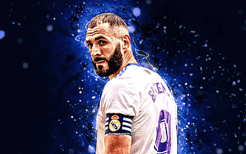 Karim Benzema, soccer, real madrid, captain, football, french HD wallpaper