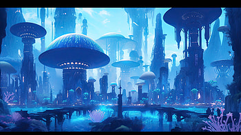 Fantasy Cityscape: A Mystical World Beyond, fantasy, city, fantasy city HD wallpaper