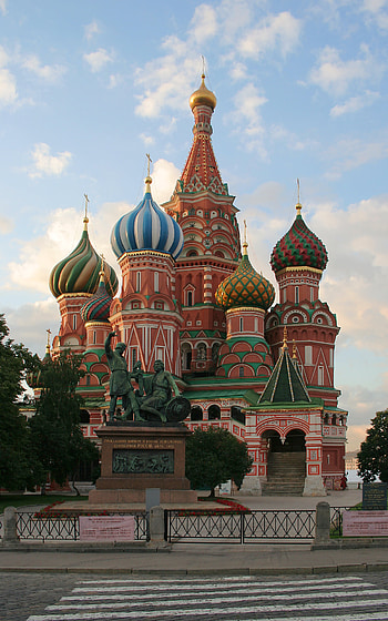 Saint Basil's Cathedral, Historic landmark, Moscow, UNESCO World Heritage Site HD phone wallpaper