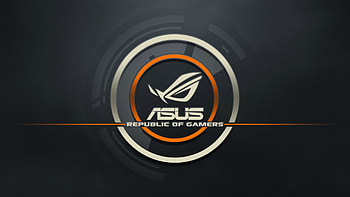 asus, logo, republic of gamers, computer HD wallpaper