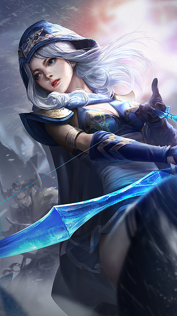 LoL Ashe, , , Artwork HD phone wallpaper