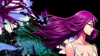 Tokyo Ghoul - Rize, Anime Girl, Purple Hair, Rize Kamishiro HD wallpaper