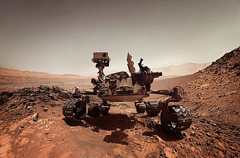 Curiosity rover , backgrounds, Space exploration, Martian scenery HD wallpaper