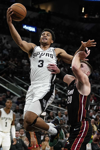 Spurs vs Heat, Keldon Johnson HD phone wallpaper