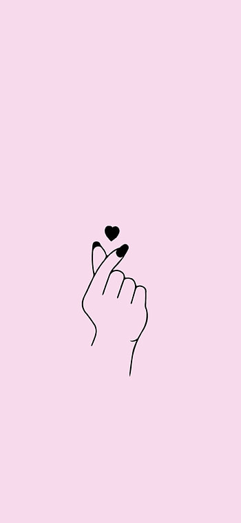 Finger heart, Girly HD phone wallpaper