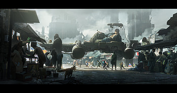 Extinction : The last chapter _ The Market, Sci Fi, city, sci fi city, futuristic, market, futuristic city HD wallpaper