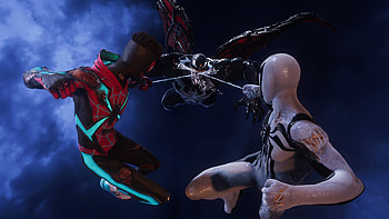 Spider-Man 2, Miles Morales, Marvel's Spider-Man 2, Venom HD wallpaper