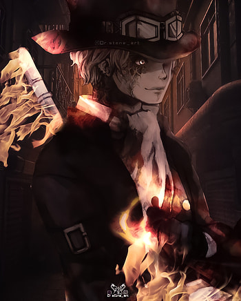 Sabo One Piece , heat, art HD phone wallpaper