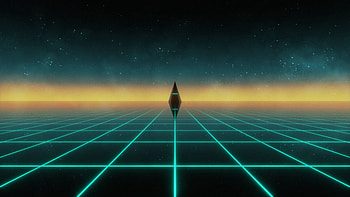Stars, Horizon, Miscellanea, Miscellaneous, Form, Space, Illusion, Net HD wallpaper
