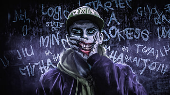 Logic X Joker, joker, superheroes, artwork, digital-art HD wallpaper