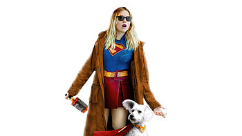 Urban Superheroine & Cape Pup — HD wallpaper