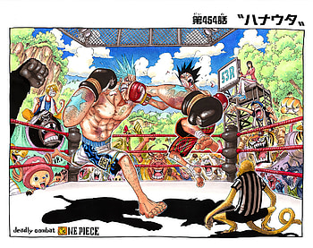 One Piece 454 Color Cover Page, Franky (One Piece), Monkey D. Luffy, manga, Anime, One Piece HD wallpaper
