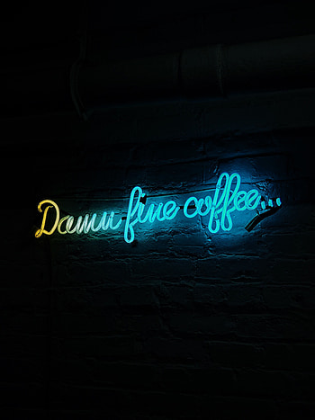 Words, Dark, Neon, Glow, Text, Sign, Signboard HD phone wallpaper
