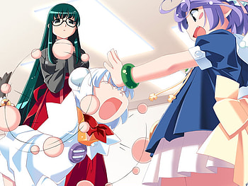 Popotan-Push Away, unagi, mii, ferrret, anime, other, popotan, ai HD wallpaper