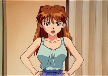 What R U Looking At??, evangelion, neon genesis evangelion, long hair, mad, beauty, nice, genesis, asuka langley soryu, female, sweet, girl, asuka, anime girl, neon, anime, pretty, angry, lovely, eva HD wallpaper