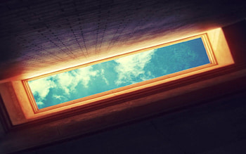 FALL IN THE SKY, illusion, abstract, clouds, sky, stunning HD wallpaper