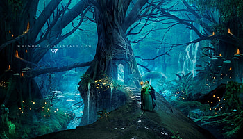 The Secret World, blue, world, fantasy, secret HD wallpaper