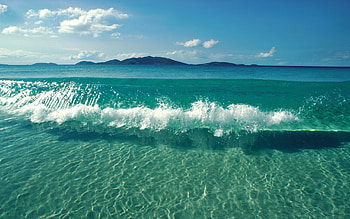 Landscape, Sea, Waves HD wallpaper
