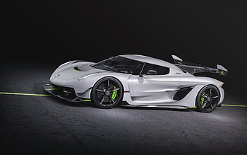 Koenigsegg Jesko, 2021, hypercar, exterior, white supercar, new white Jesko, luxury sports cars, Koenigsegg HD wallpaper
