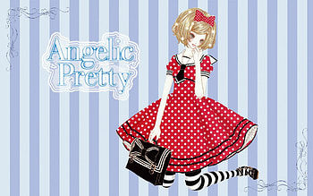 Angelic, anime, pretty, red, cute, redbow HD wallpaper