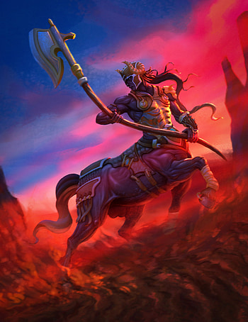Raza Haider Ali centaur, Unique artwork, Creative expression, Mystical allure HD phone wallpaper
