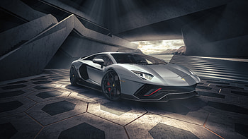 LP 780-4 Front View, LP Cars HD wallpaper